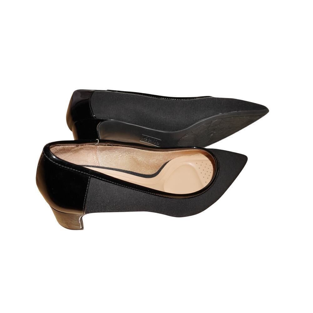 LifeStride “True Comfort” Pointed-Toe Block Heels – Black – Size 9.5M - Picture 6 of 8